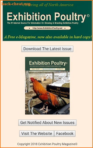 Exhibition Poultry Magazine screenshot