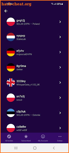 Exidio dVPN screenshot