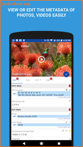 EXIF Pro - ExifTool for Android - Edit photo GPS screenshot