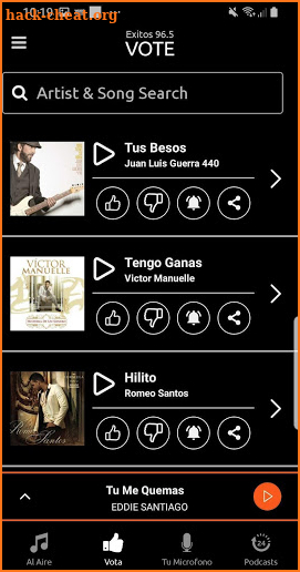 Éxitos 96.5 screenshot