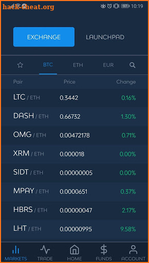 ExMarkets screenshot