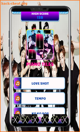 EXO KPOP Piano Tiles screenshot