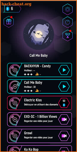 EXO Tiles Hop: KPOP EDM Rush screenshot