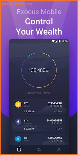 Exodus Wallet screenshot