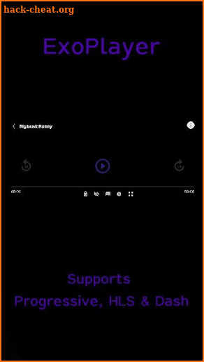 ExoPlayer (NetworkStream Progressive, HLS & Dash) screenshot