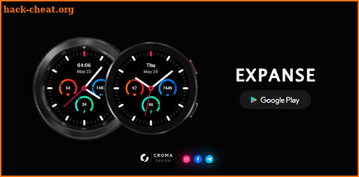 Expanse, watch face screenshot