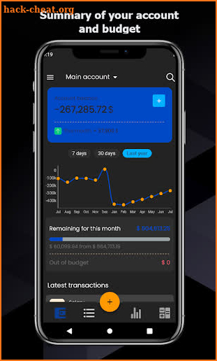 Expenless! Money Manager screenshot