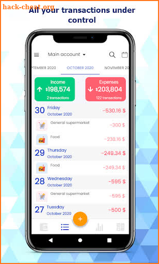 Expenless! Money Manager screenshot