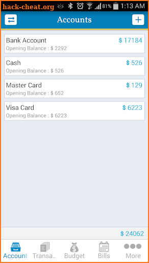 Expense Planner Budget Tracker screenshot