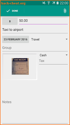 ExpenseClam expenses & mileage screenshot