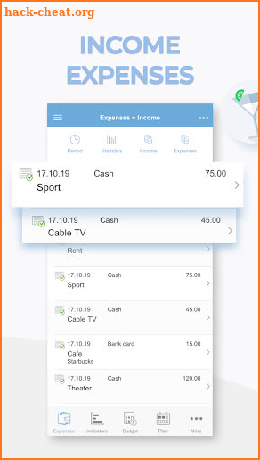 Expenses and Income Tracker screenshot