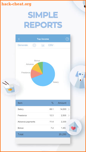 Expenses and Income Tracker screenshot