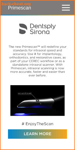 Experience Primescan from Dentsply Sirona screenshot