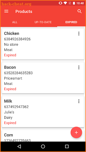 Expired: The Best Food Expiry Controller screenshot