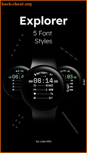 Explorer - Digital Watch Face screenshot