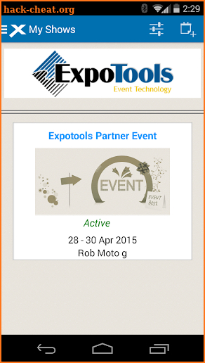 Expoleads Mobile screenshot