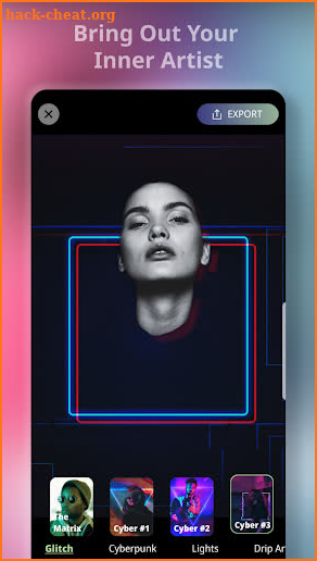 Expose by VIMAGE: Photo Editing & Glitch Filters screenshot