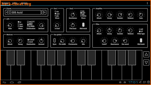 ExSynth (Synthesizer) screenshot