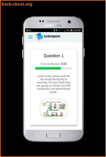 Extempore, The Speaking Practice App screenshot