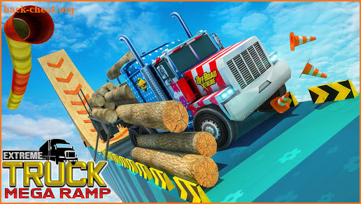 Extreme Euro Truck: Mega ramp stunts Racing screenshot