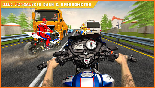 Extreme Highway Traffic Bike Race : Moto Racing screenshot