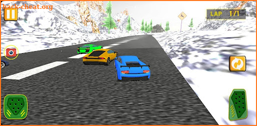 Extreme  Hills Snow Car Racing screenshot