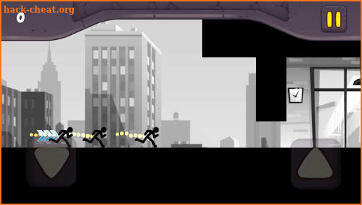 Extreme Stickman Roof Jumper screenshot