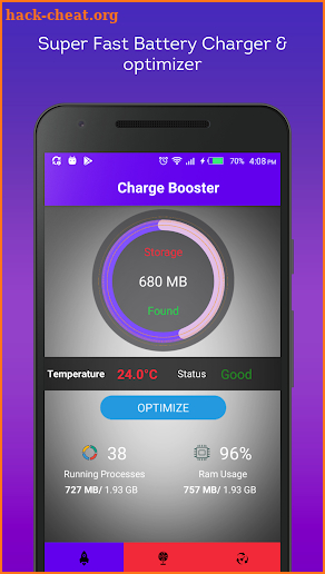 Extremely Fast Battery Optimizer, Cooler & Cleaner screenshot