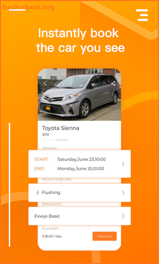 Exwys - Car rental, the extra easy way. screenshot