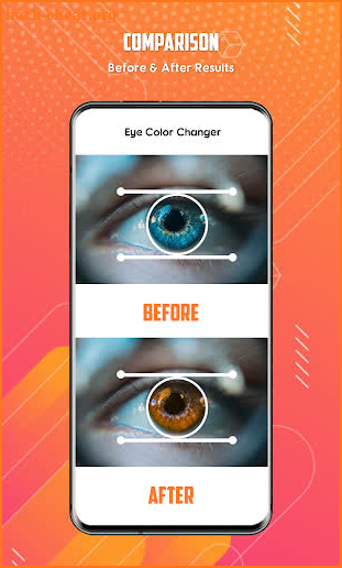 Eye Color Changer : Eyes Lens Photo Editor app screenshot