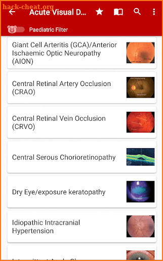 Eye Emergency Manual screenshot