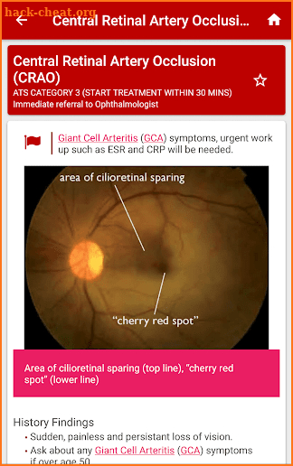 Eye Emergency Manual screenshot