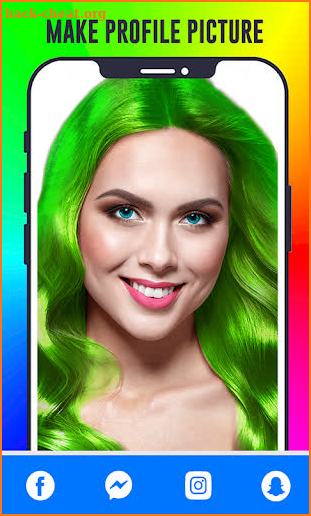 Eye, Hair Color Changer: Eye Colour Photo Editor screenshot