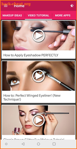 Eye Makeup Video Tutorial screenshot