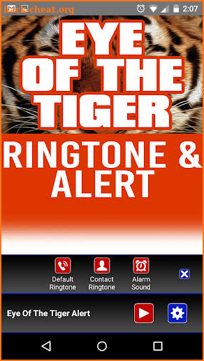 Eye of the Tiger Ringtone screenshot