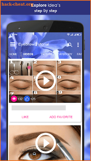 Eyebrow Tutorial screenshot