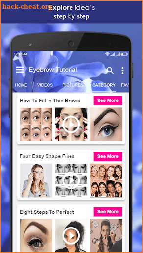 Eyebrow Tutorial screenshot