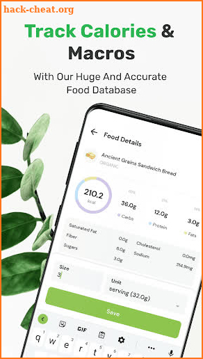 EZ Calorie Counter screenshot