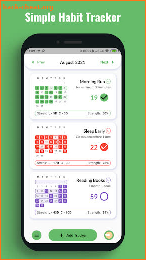 EZ Habit - Simple Habit Tracker screenshot