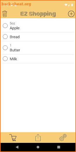 EZ Shopping List screenshot