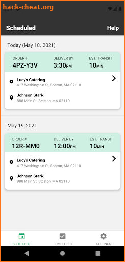 ezManage - Delivery screenshot