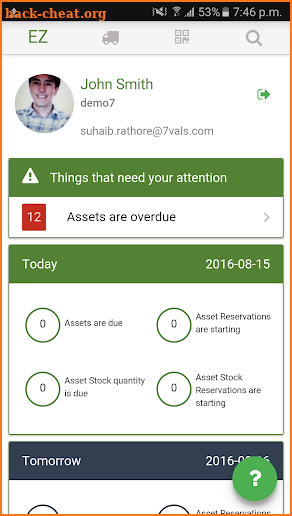 EZOfficeInventory screenshot