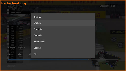 F1TV Viewer for Android TV screenshot