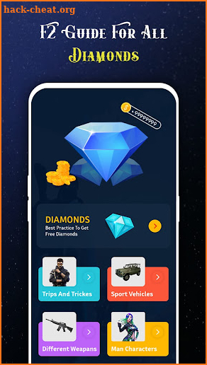 F2 guide for all diamonds screenshot