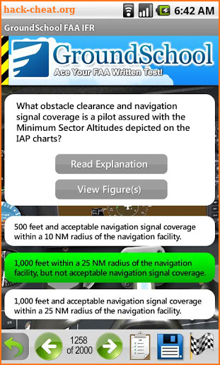 FAA IFR Instrument Rating Prep screenshot