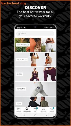 Fabletics screenshot