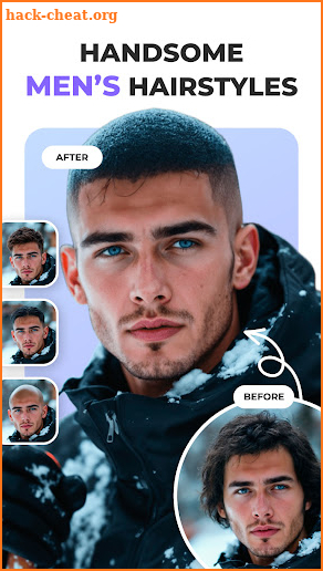 Face Art - AI hair & face look screenshot