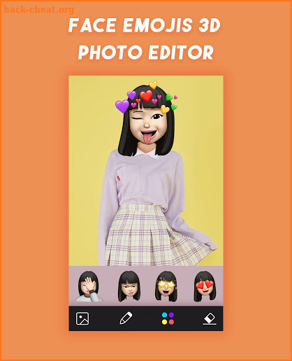 Face Emoji Stickers 3D Photo Editor screenshot