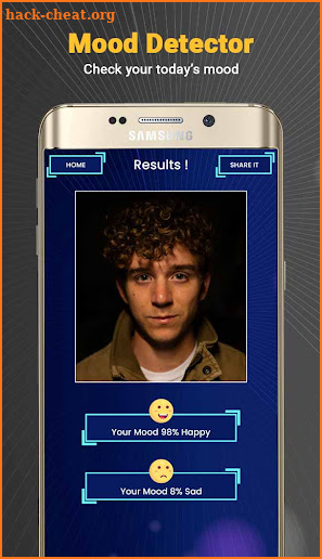 Face Mood Detector And Daily Prediction screenshot