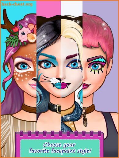 Face Paint Party - Social Star ❤ Dress-Up Games screenshot